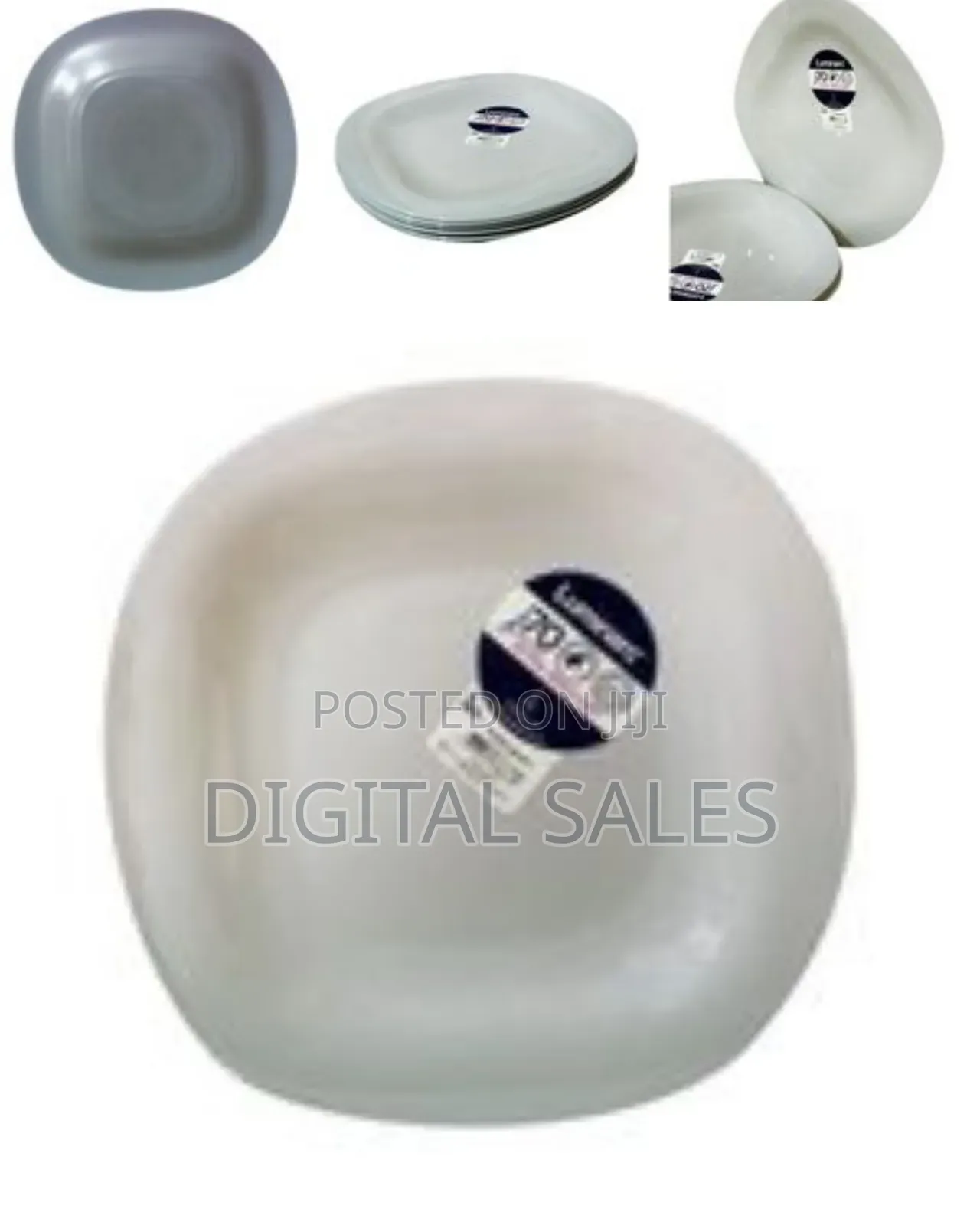 6pcs of Luminarc Plates
