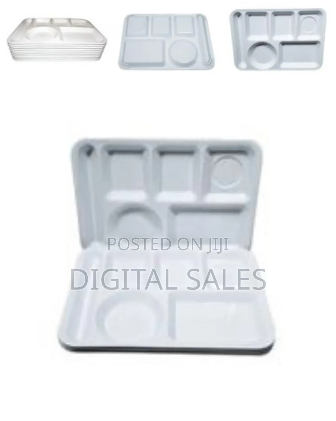 6 Pieces of Divided Plates Melamine 5