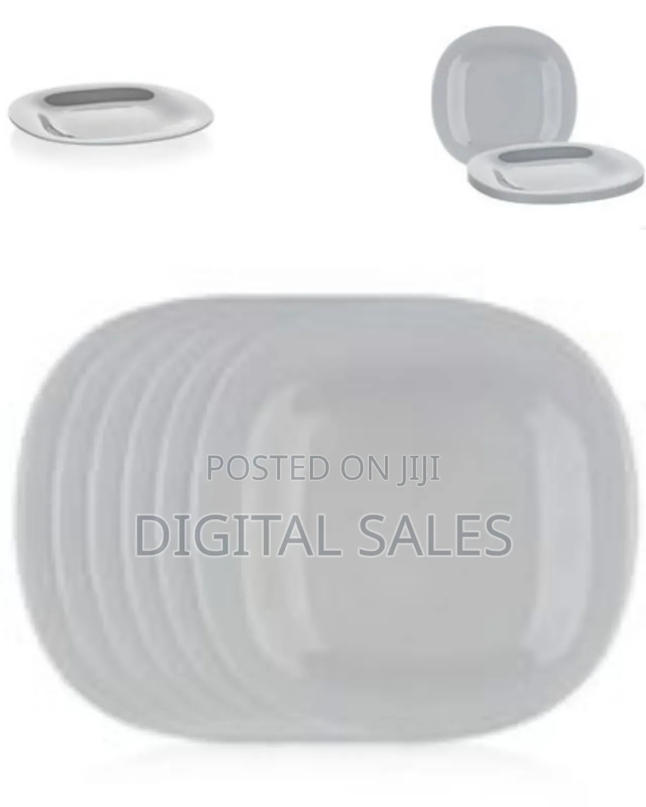Luminarc 6 Piece of Luminarc Food Square Dinner Plates