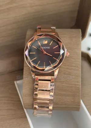 Swarovski Women's Gift Box Gold Automatic Wrist Time Piece