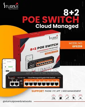Poe Giga 8 Port Sturnus