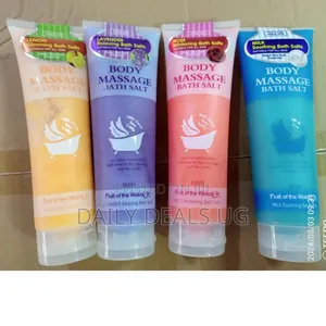 A Tube of Fruit of the Wokali Lavender Body Massage Bath