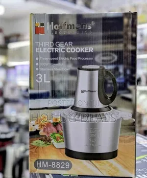 Hoffmans 3l Food Processor, Vegetable Chopper, Meat Grinder