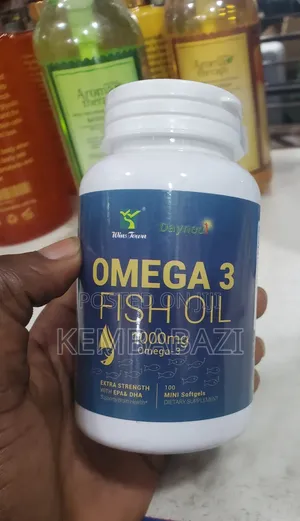 1000mg Omega-3 Fish Oil Dietary Supplements.