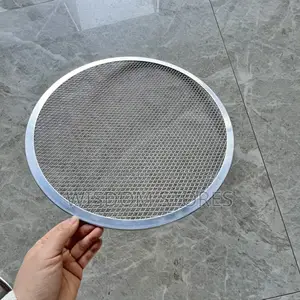 Aluminium Perforated Round Pizza Screen Expanded Wire Mesh Pizza Plate