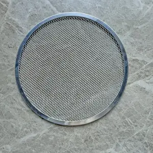 Aluminium Perforated Round Pizza Screen Expanded Wire Mesh Pizza Plate