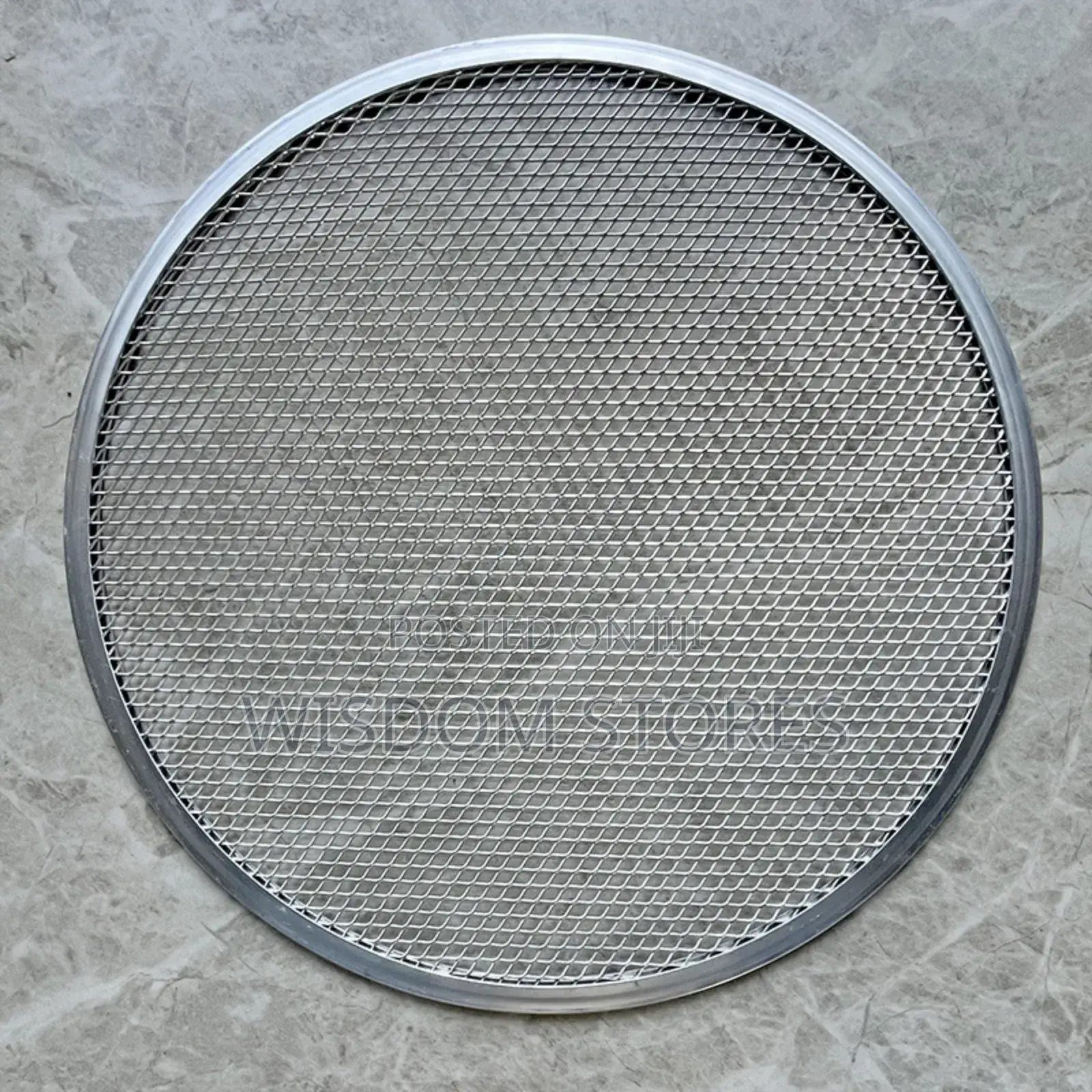 Aluminium Perforated Round Pizza Screen Expanded Wire Mesh Pizza Plate