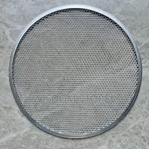 Aluminium Perforated Round Pizza Screen Expanded Wire Mesh Pizza Plate