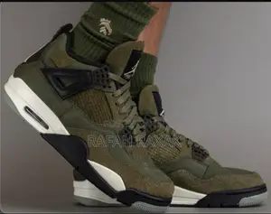 Original Air Jordan 4 Retro Se Craft “Medium Olive” Sneakers