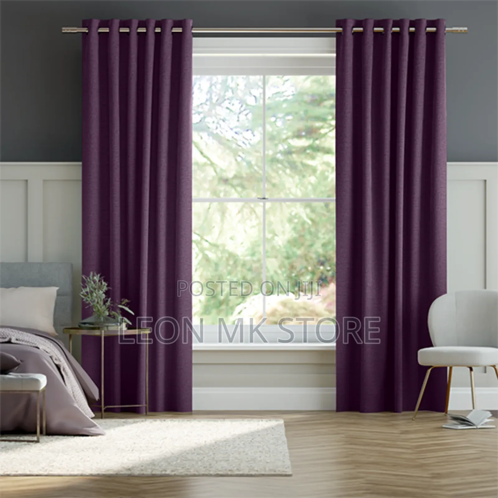 Plain Curtains With Nets