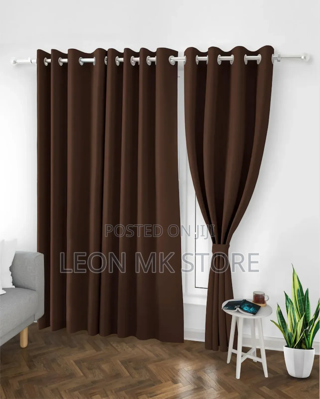 Plain Curtains With Nets