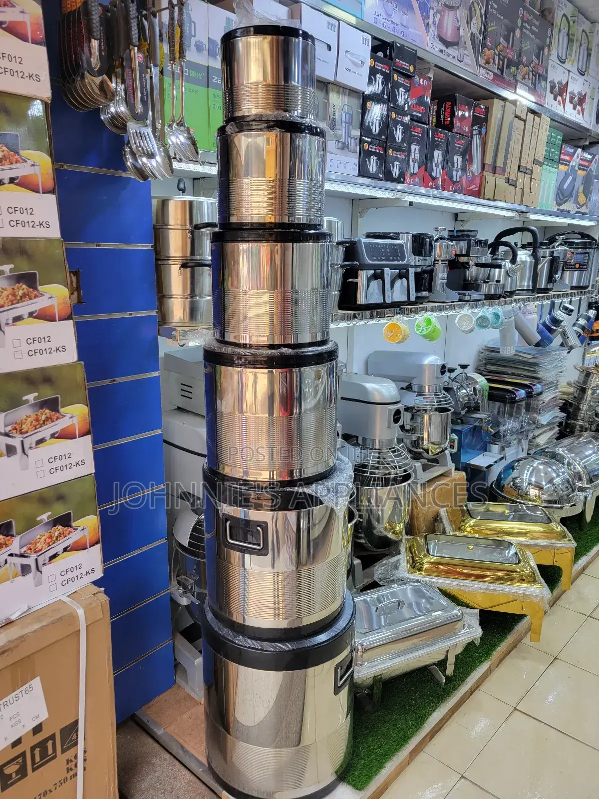 Heavy-Duty Stainless Steel Hotpots – Full Set (Multiple Sizes)