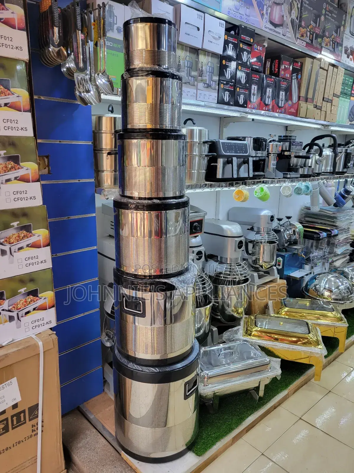 Heavy-Duty Stainless Steel Hotpots – Full Set (Multiple Sizes)