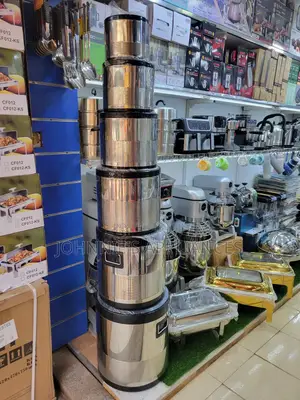 Heavy-Duty Stainless Steel Hotpots – Full Set (Multiple Sizes)