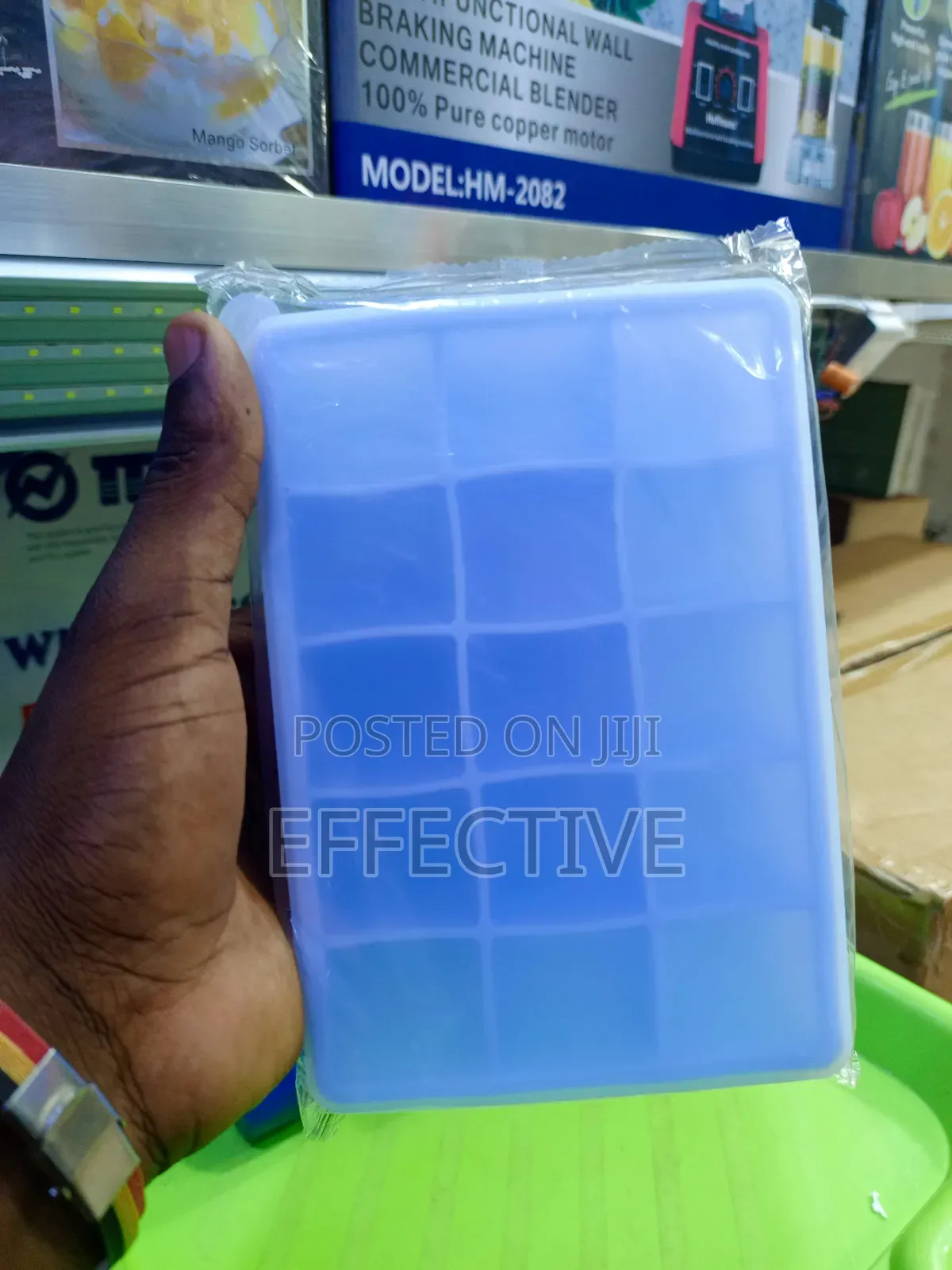 Silicone Ice Cube Tray.