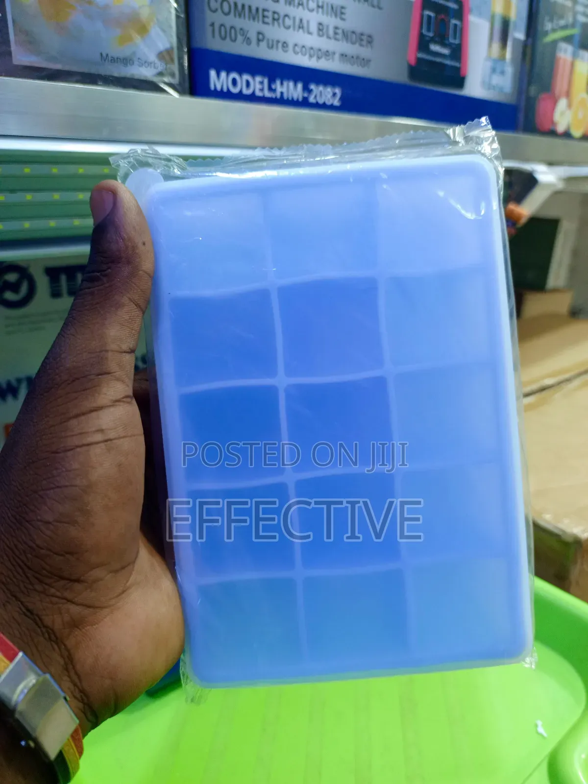 Silicone Ice Cube Tray.