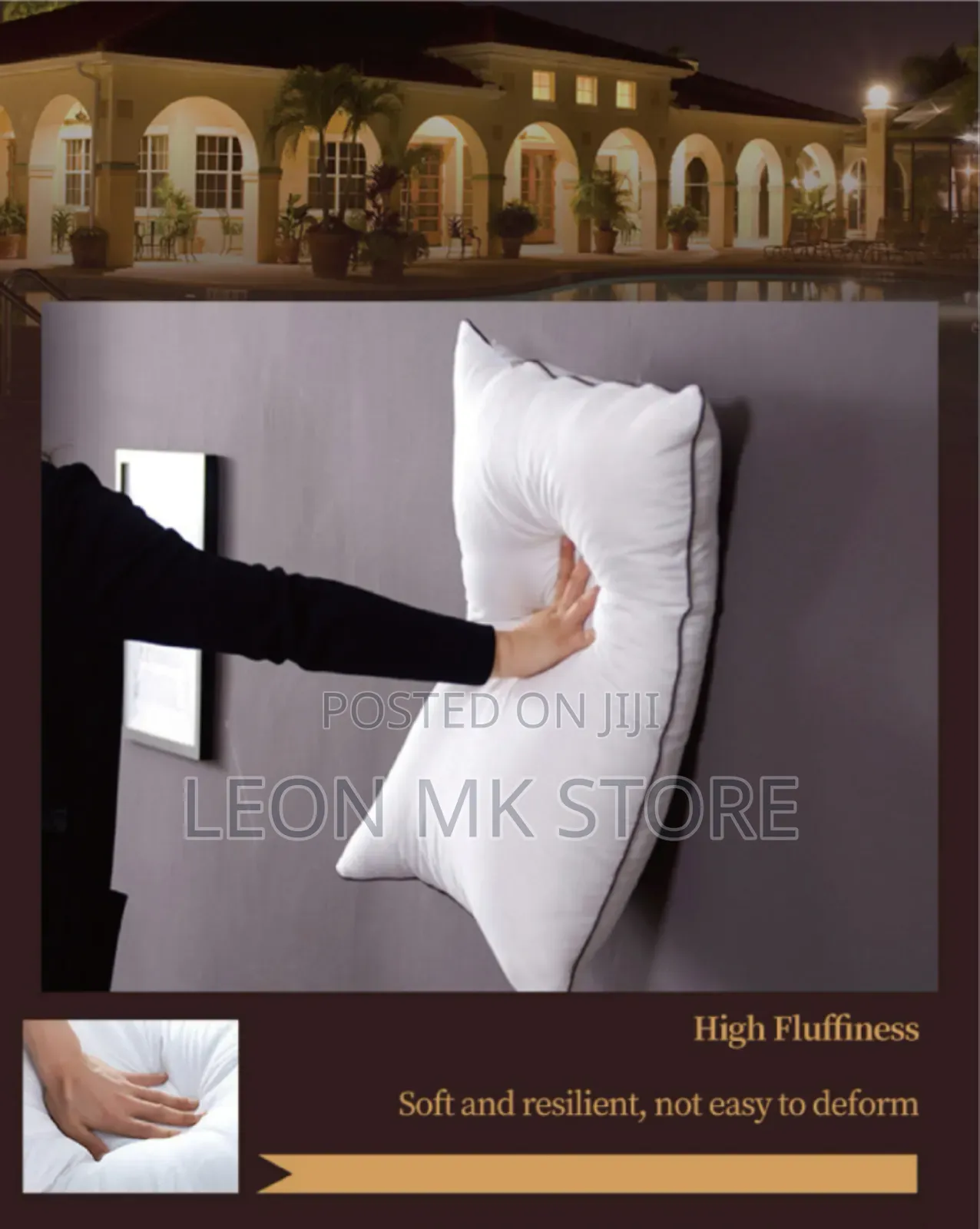 Fiber Pillows Apair