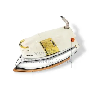 Geepas Automatic Heavy Duty Commercial Dry Iron - Cream/White