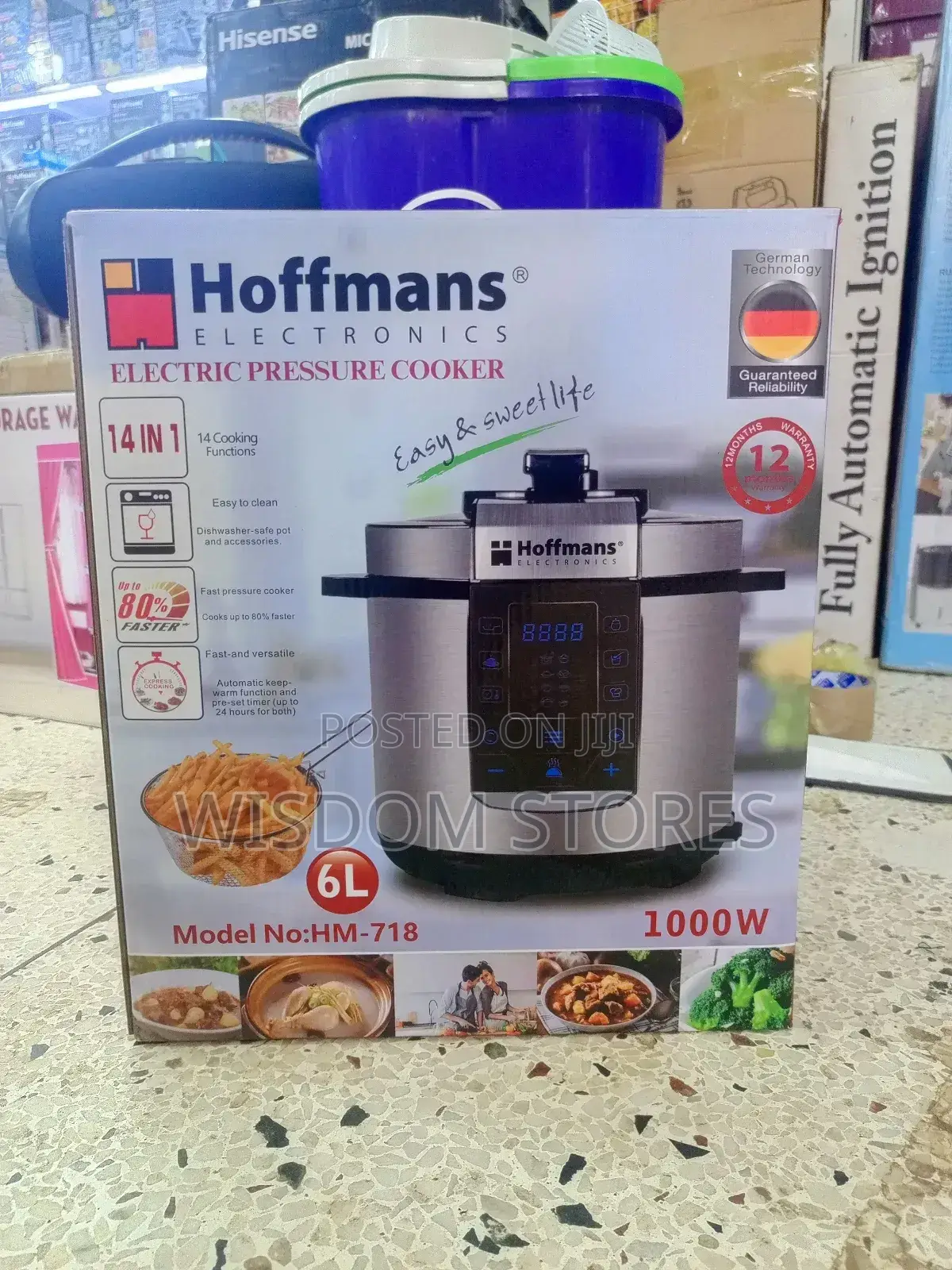 Hoffmans 14in1 Electric Pressure Cooker / Hm- 718