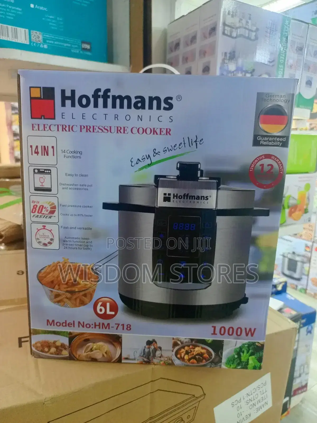 Hoffmans 14in1 Electric Pressure Cooker / Hm- 718