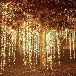 Christmas Lights 100m Outdoor Warm Yellow Xmas Decoration