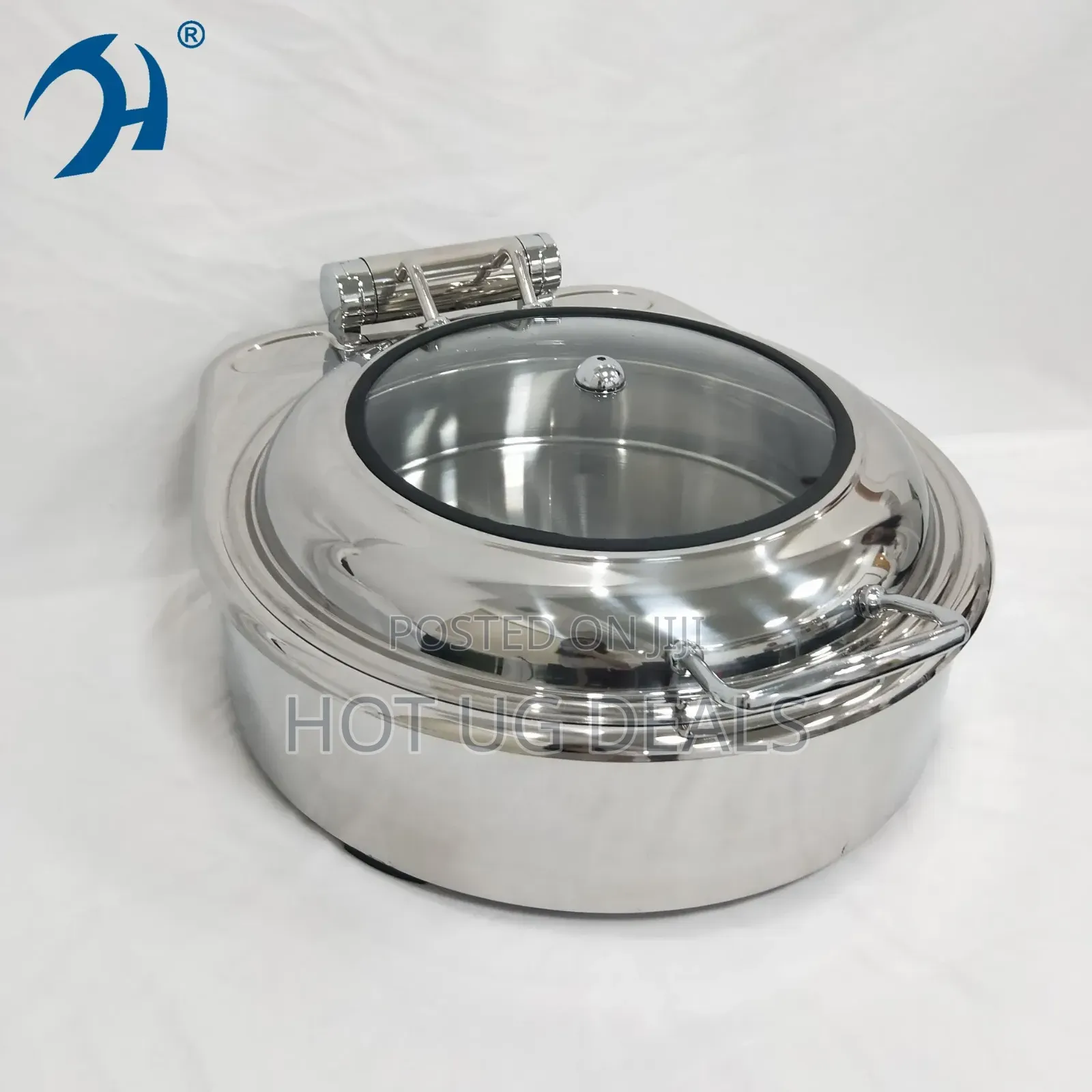 6l Round Chafing Dish Stainless Steel- Silver