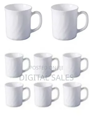 Luminarc 6 Pieces of Luminarc Wavetea Coffee Mug Cups