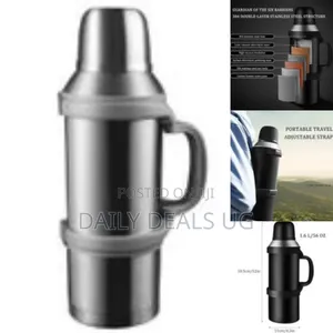 2000ml Large Capacity Stainless Steel Vacuum Flask With Cup