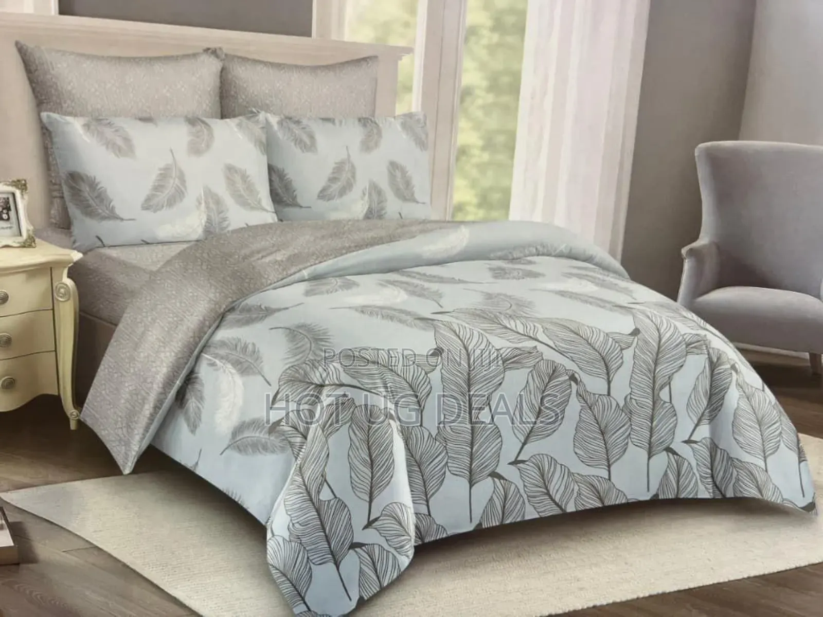 4pcs 5x6 Duvets With One Bedsheet And Two Pillowcases - Multicolor