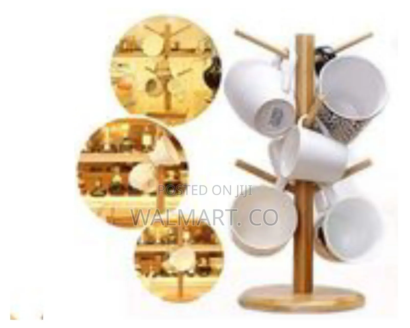 Bamboo Tree Mug Stand Coffee Cup Holder