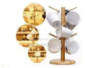 Bamboo Tree Mug Stand Coffee Cup Holder