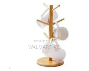 Bamboo Tree Mug Stand Coffee Cup Holder