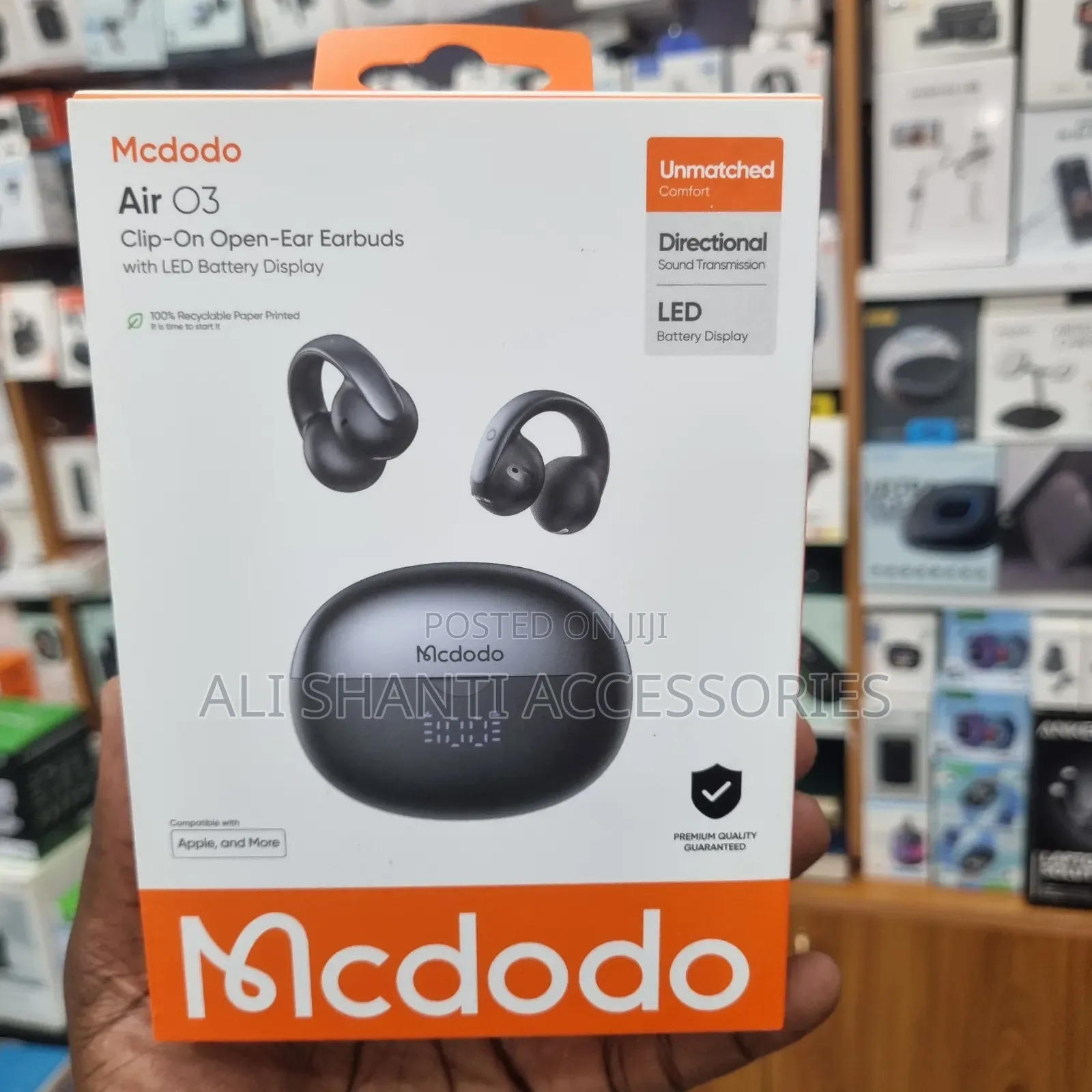 McDodo Clip on Open Earbuds Air 03