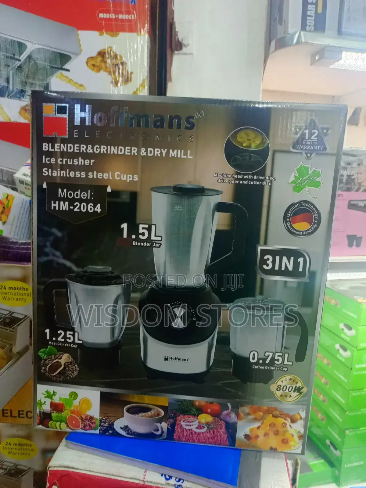 3-in-1 Blender, Grinder Dry Mill