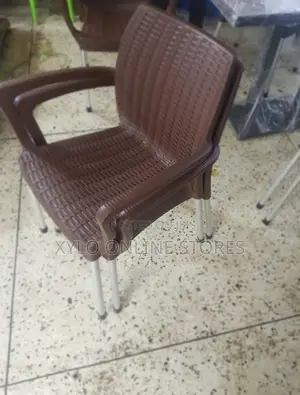 Brown Plastic Chairs With Arms