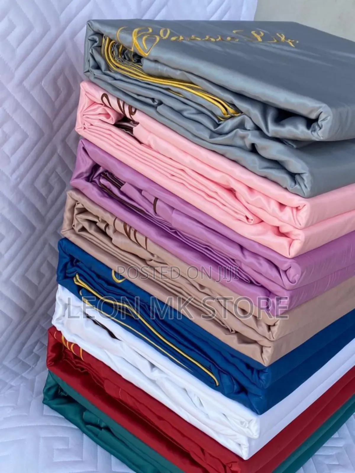 6pcs Silk Duvet Covers