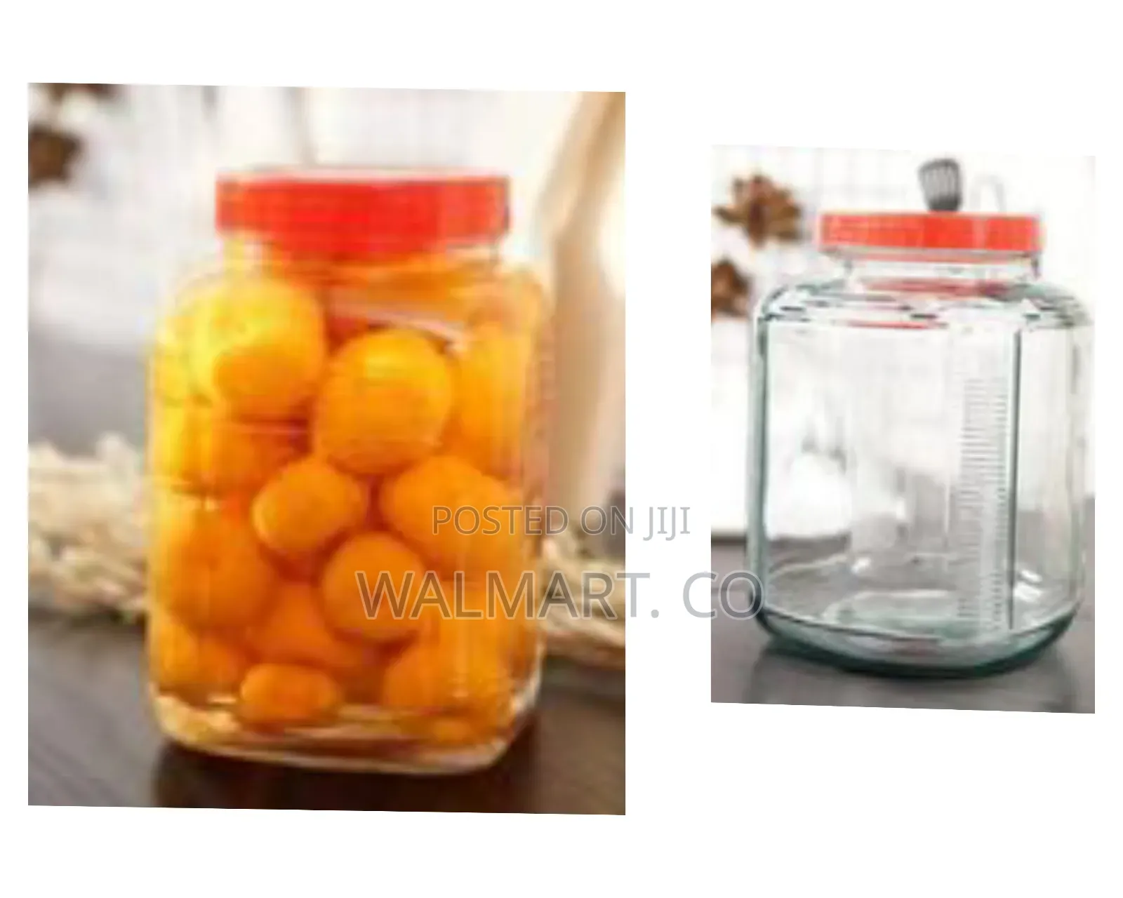 Bon Appetit 4.5litres Square Glass Cereal Cookie Container
