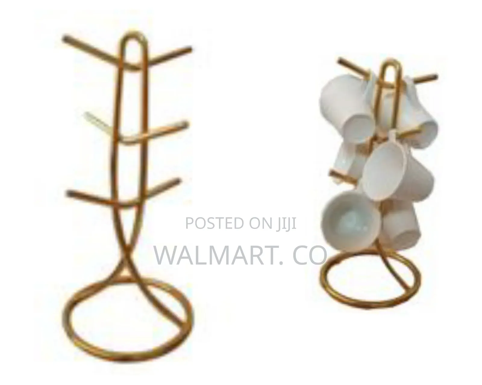 6 Cup Stand Holder Storage Organizer Rack