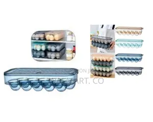 Refrigerator Stackable Storage Organizer 16 Egg Tray Holder