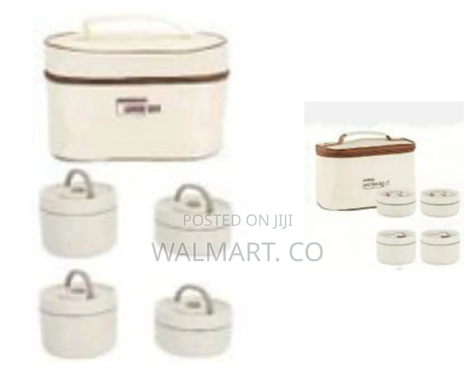 4 Piece Insulated Portable Thermal Lunch Box With a Bag