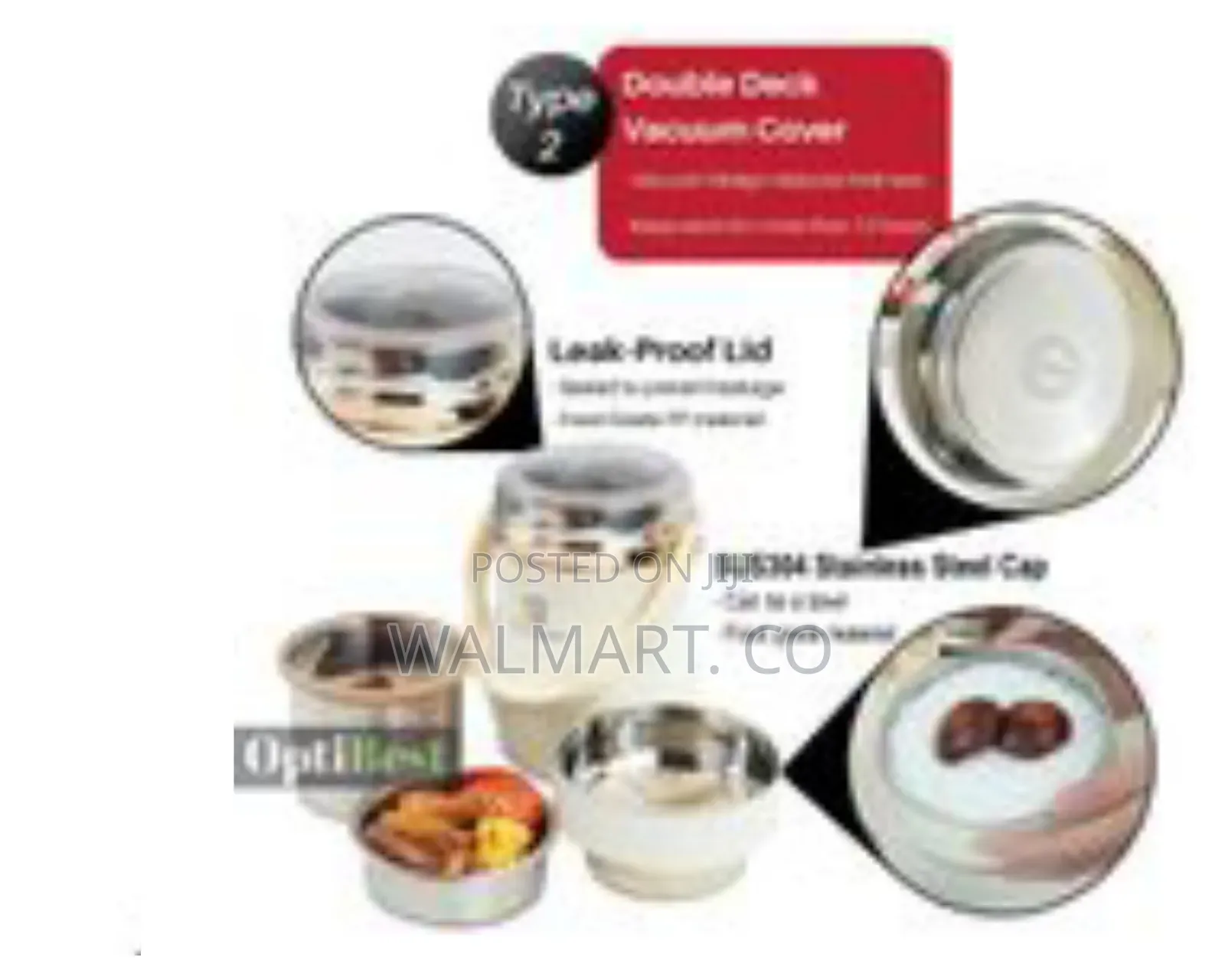 Ailijin 2'litres Thermal Bento Lunch Box