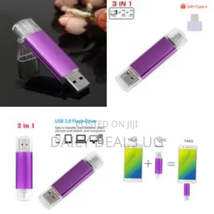 3 In1 Otg Usb Flash Drive - Voilet 128gb