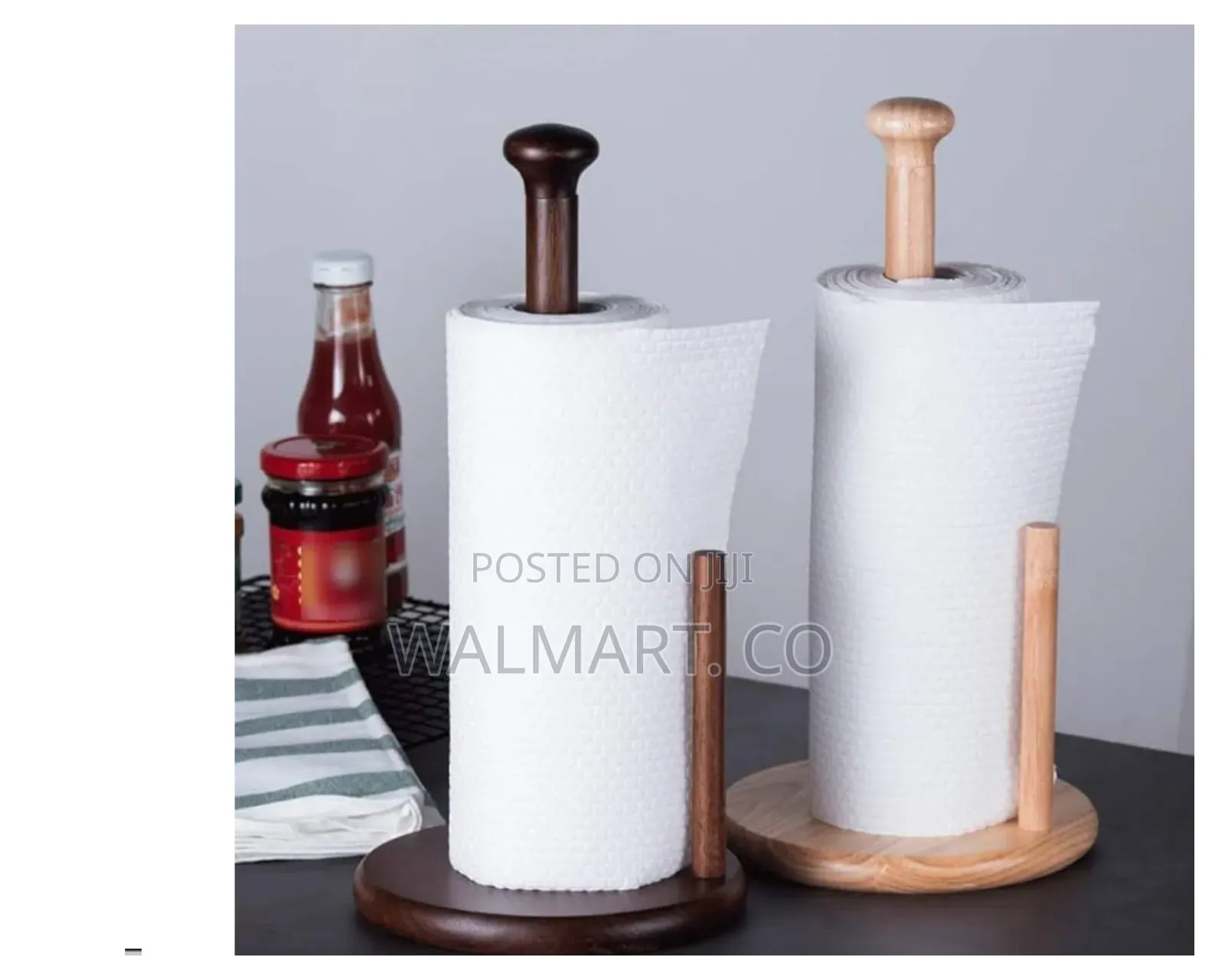 Wooden Paper Towel Tissue Holder