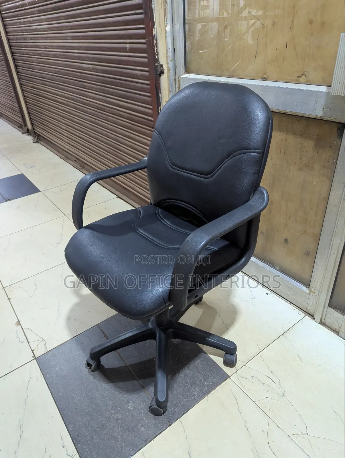 Refurbished Short Back Office Chair, Adjustable