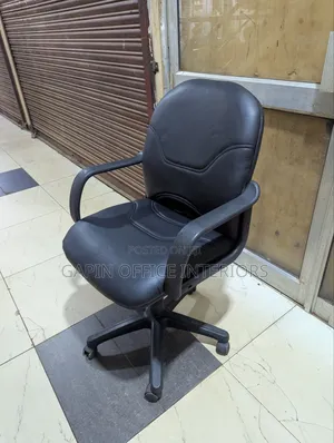 Refurbished Short Back Office Chair, Adjustable