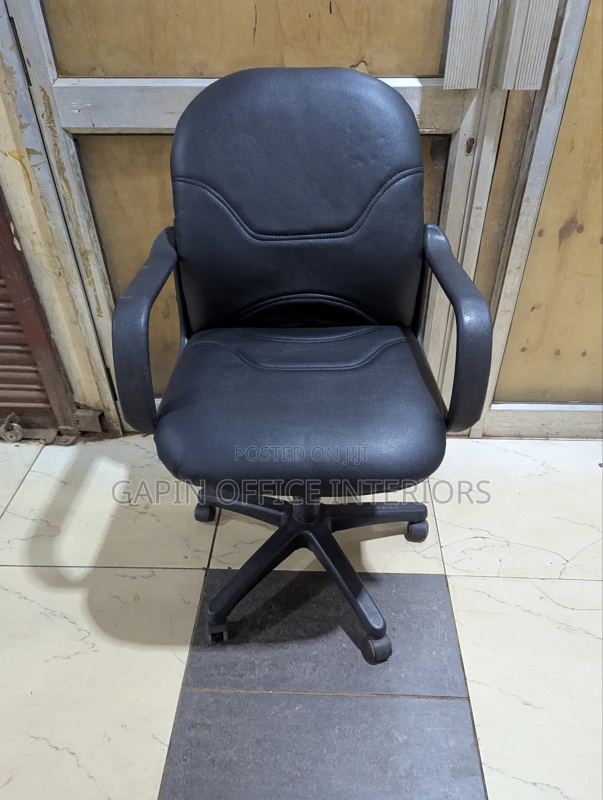 Refurbished Short Back Office Chair, Adjustable
