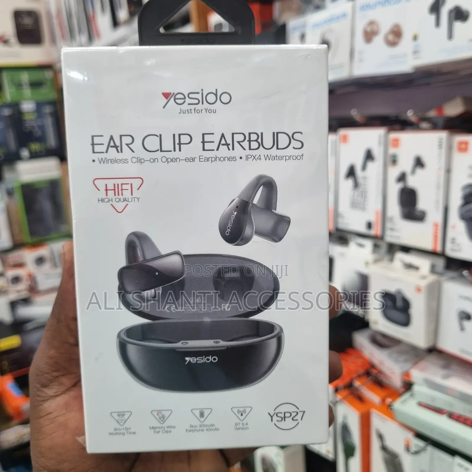 Yesido Ear Clip Wireless Earbuds Ysp-27