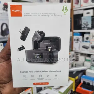 Moxom Cosmos Dual Mini Lavalier Wireless Microphone