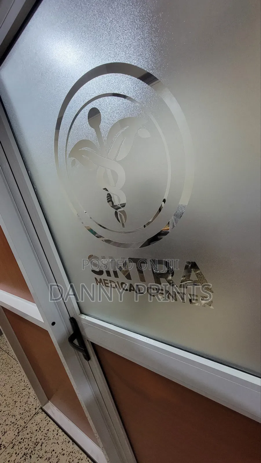 Frosted Glass Sticker for Office Privacy | Branding Kampala