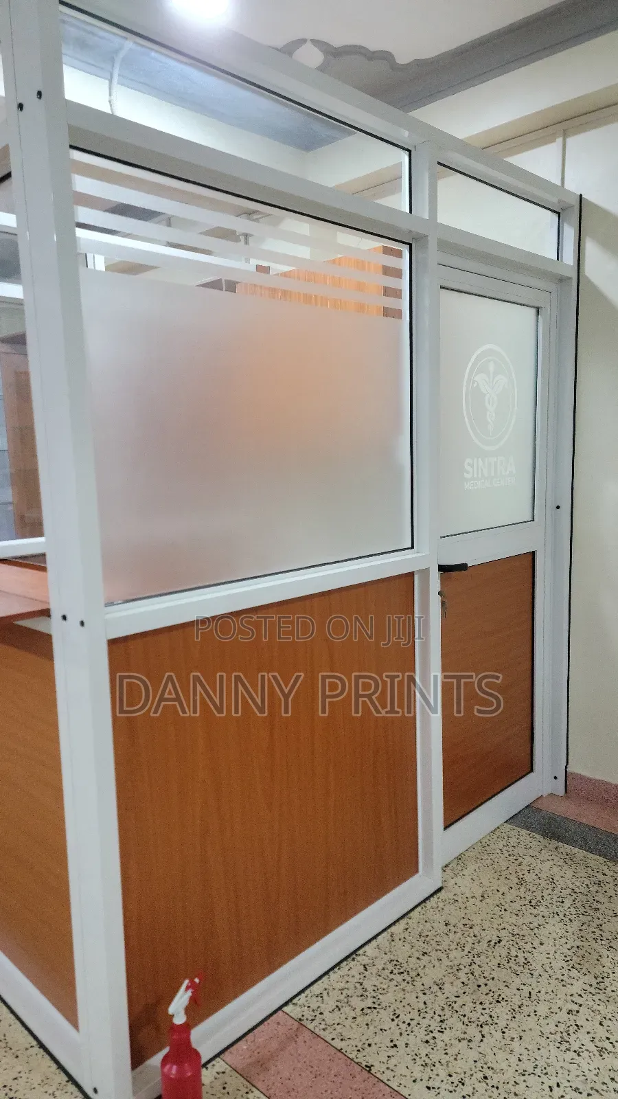Frosted Glass Sticker for Office Privacy | Branding Kampala